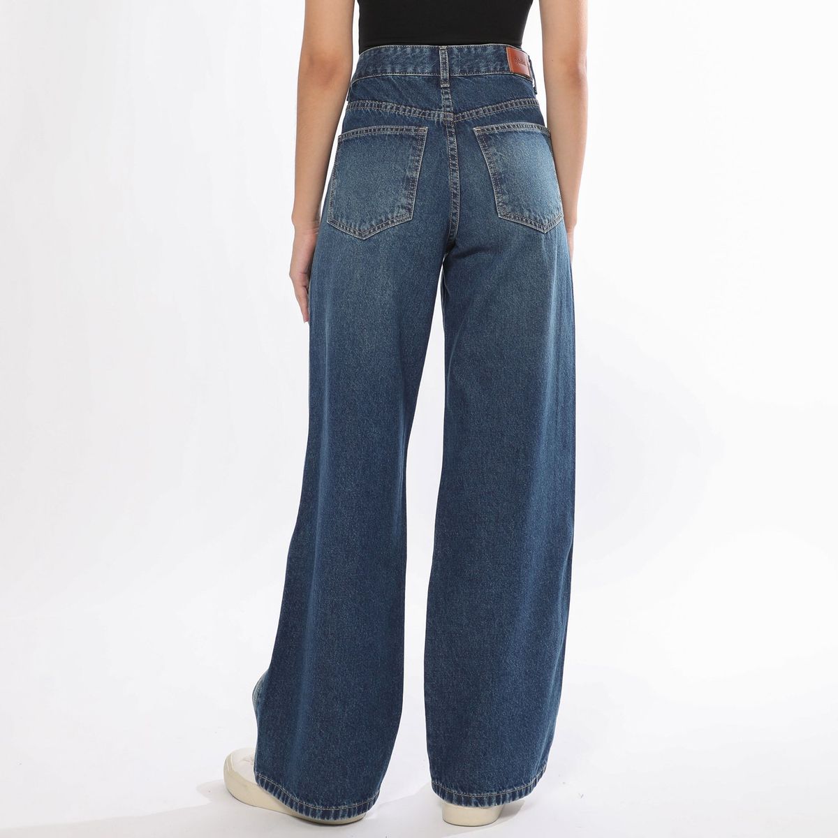 SYBILLA - Jean Baggy 100% Algodón Mujer Sybilla