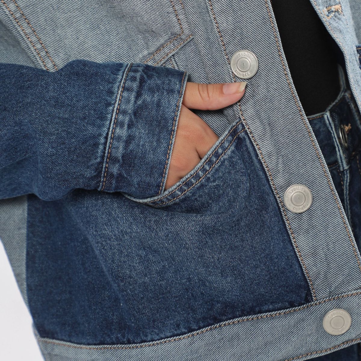 SYBILLA - Casaca 100% Algodón Mujer Sybilla