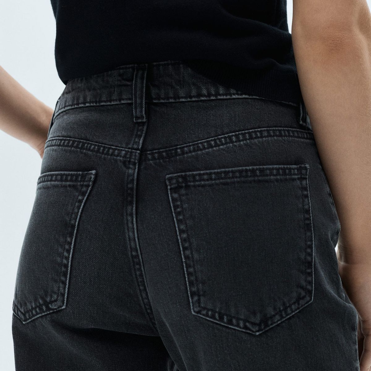 MANGO - Jean Mom Tiro Alto Mujer Mango