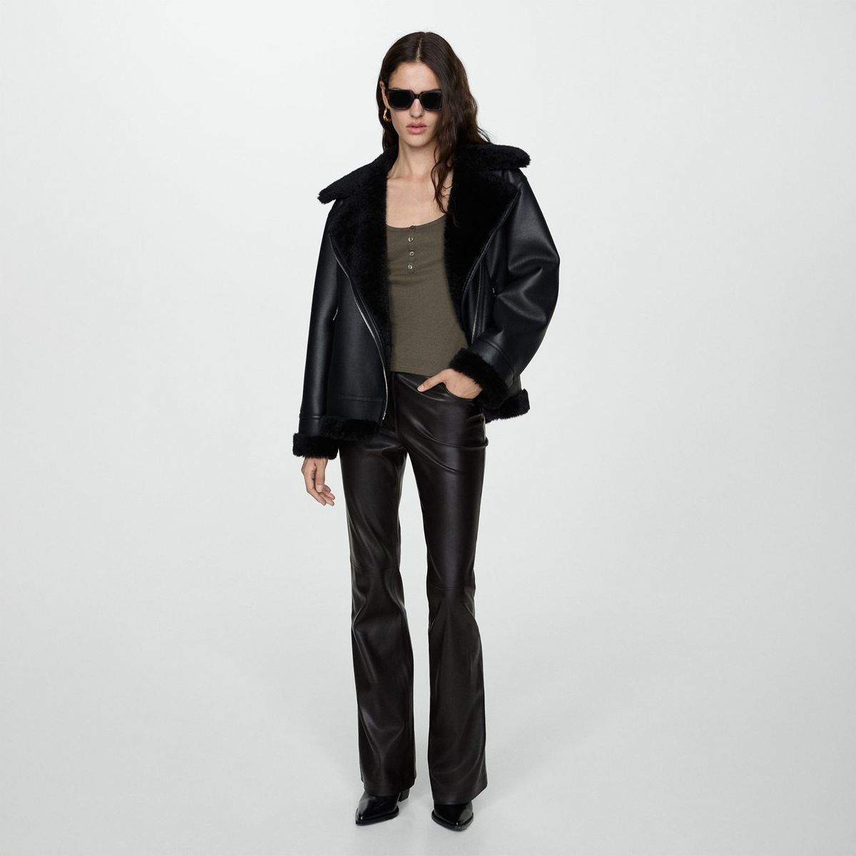 MANGO - Casaca Casual Mujer Mango