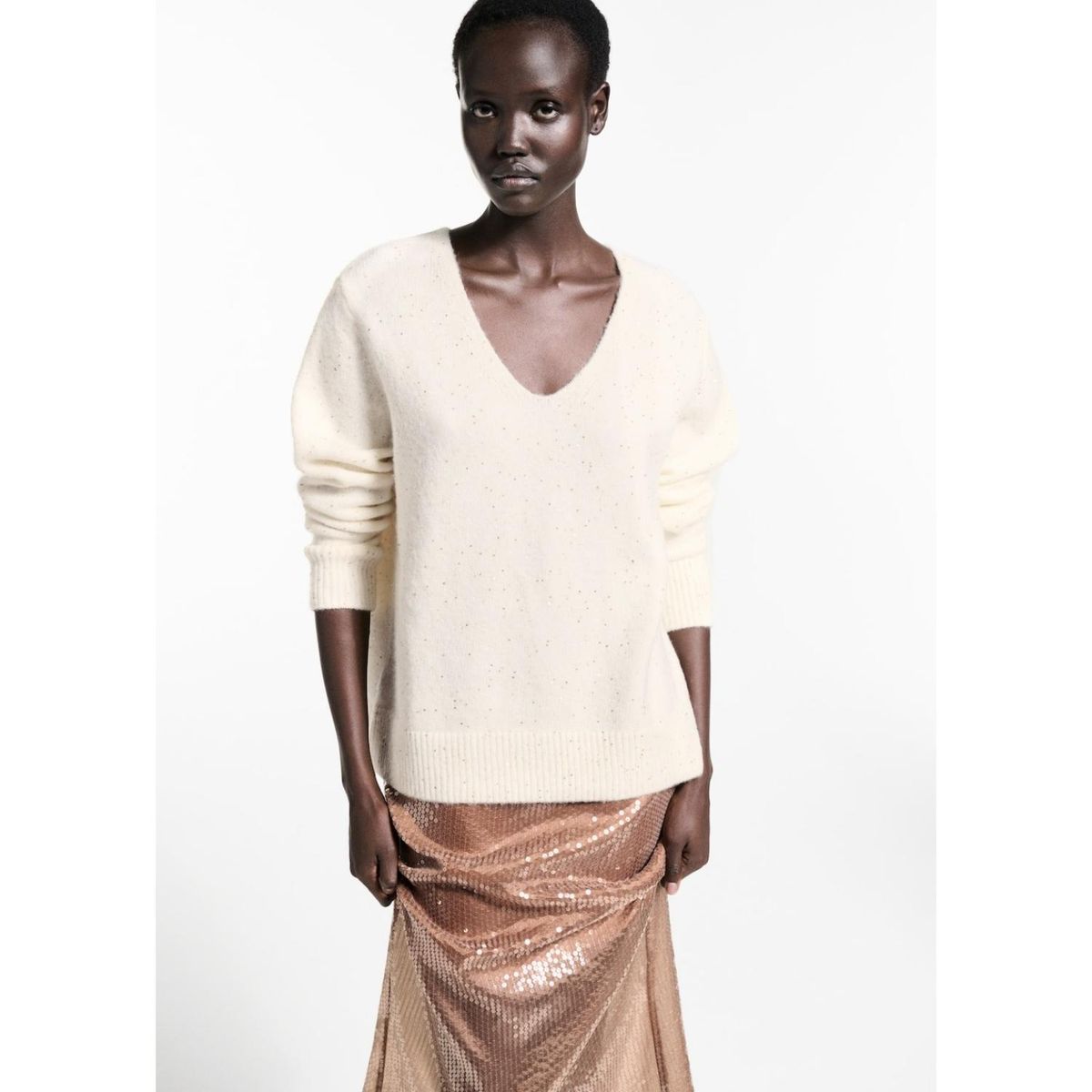 MANGO - Chompa Casual Mujer Mango