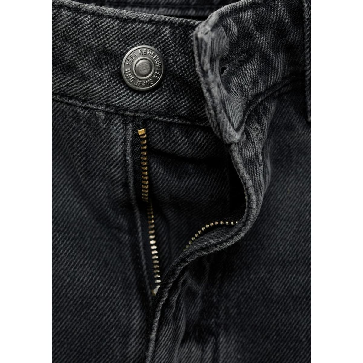 MANGO - Jean Wide Leg Tiro Alto Mujer Mango