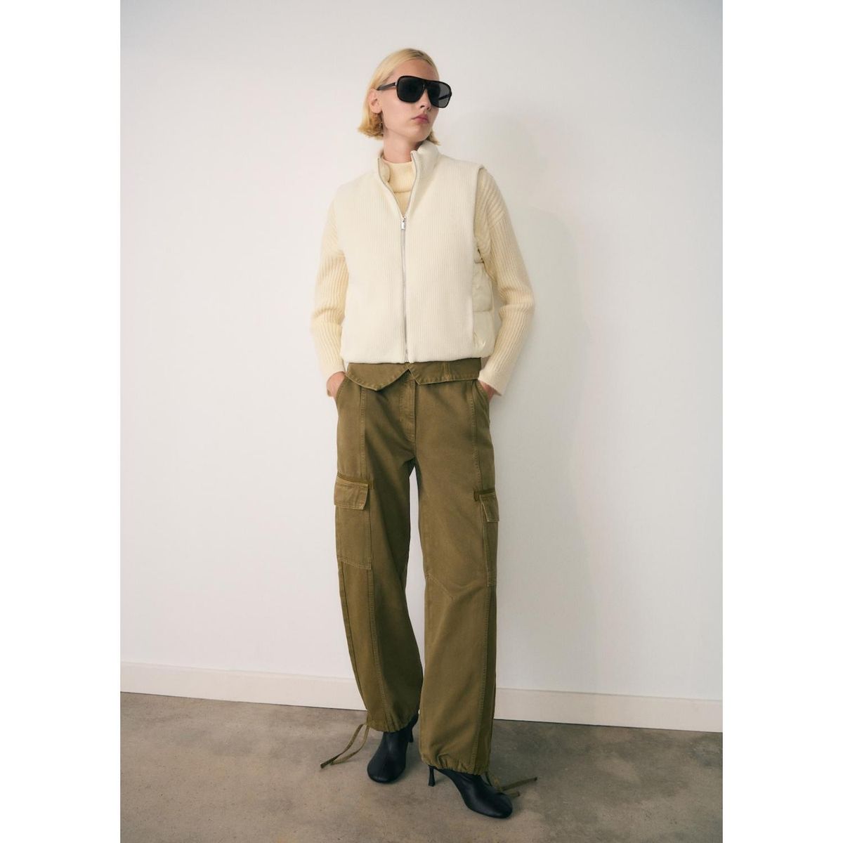 MANGO - Chaleco Casual Mujer Mango