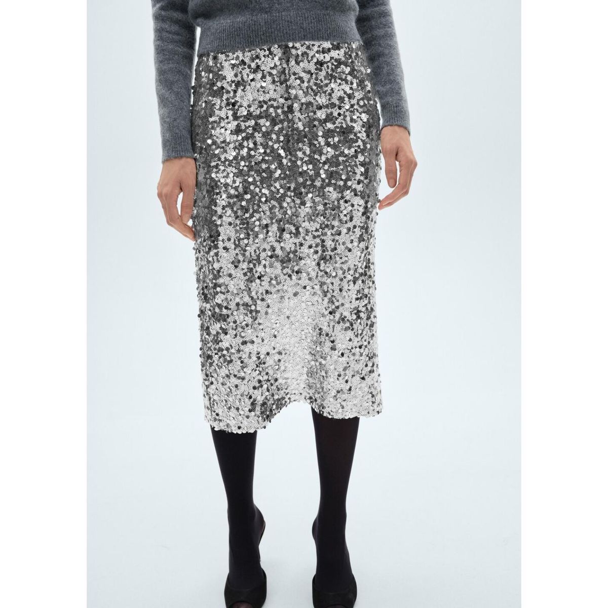 MANGO - Falda Larga Mujer Mango