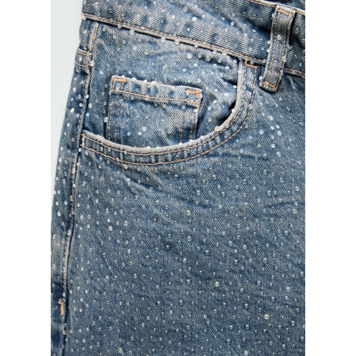 MANGO - Jean Straight Algodón Mujer Mango