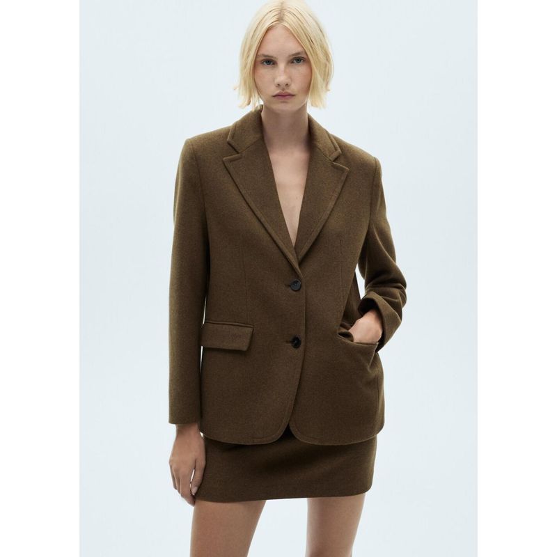 MANGO - Blazer Casual Mujer Mango