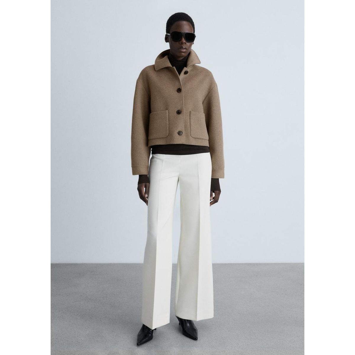 MANGO - Abrigo Casual Mujer Mango