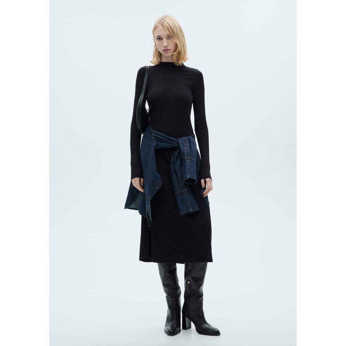 MANGO - Vestido Largo Casual Mujer Mango