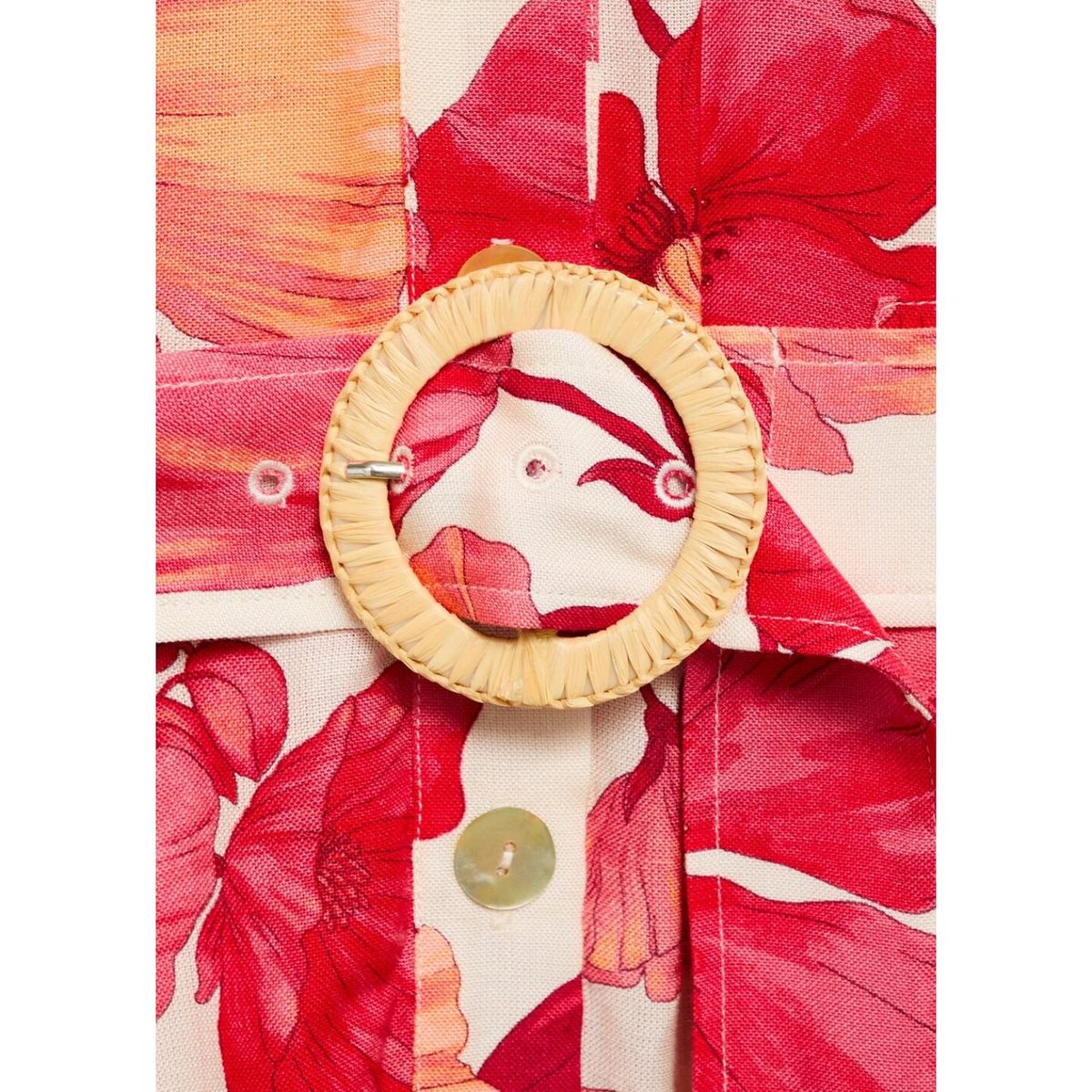 MANGO - Enterizo Casual Mujer Mango