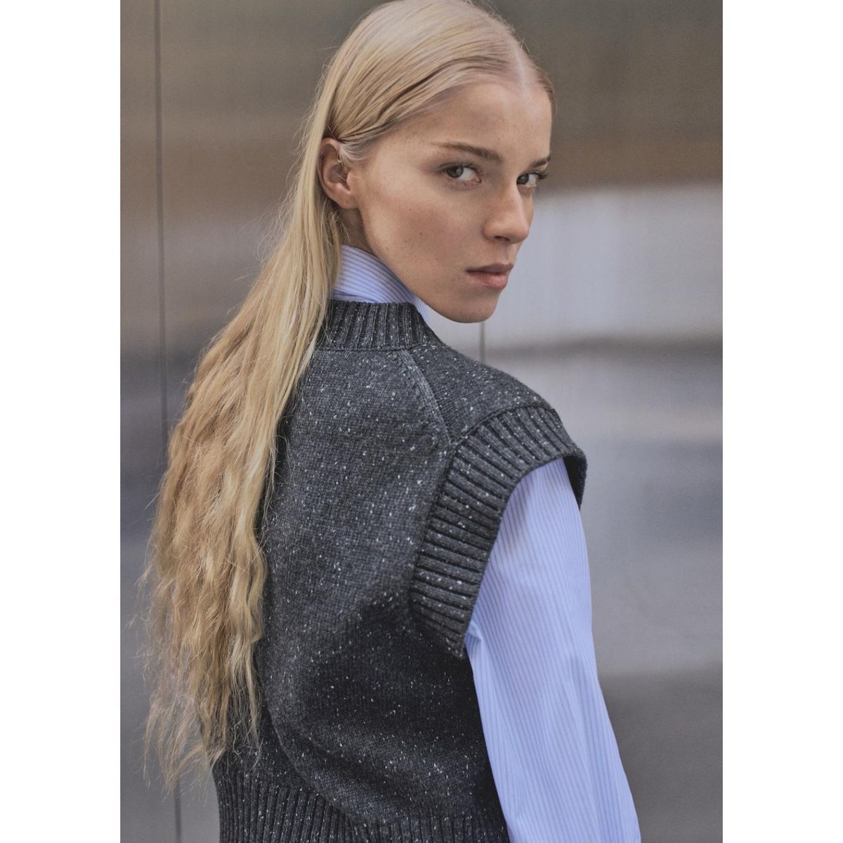 MANGO - Chaleco Casual Mujer Mango