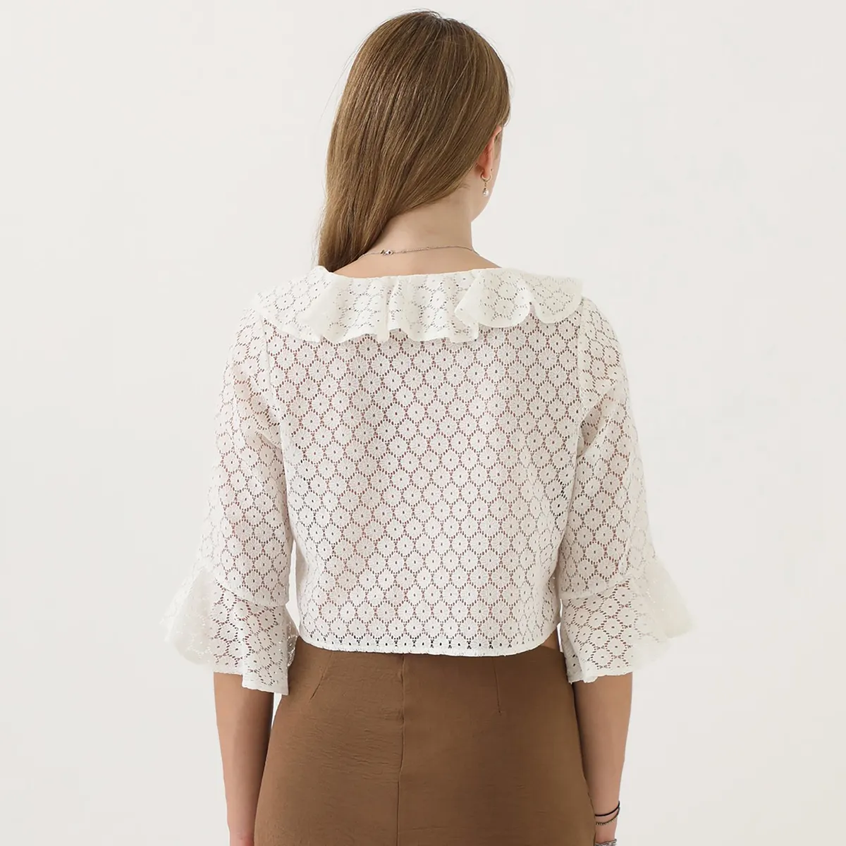 SYBILLA - Top Manga Larga Algodón Mujer Sybilla