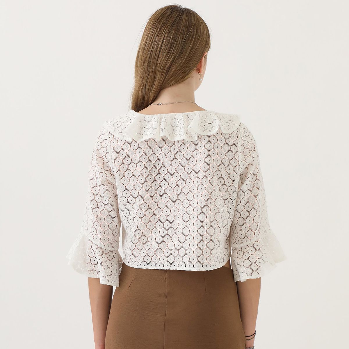 SYBILLA - Top Manga Larga Algodón Mujer Sybilla