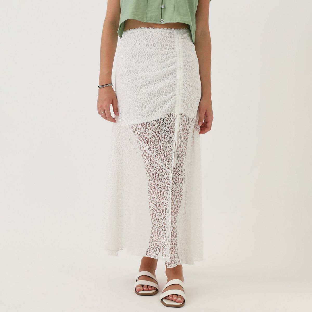 SYBILLA - Falda Larga Casual Mujer Sybilla