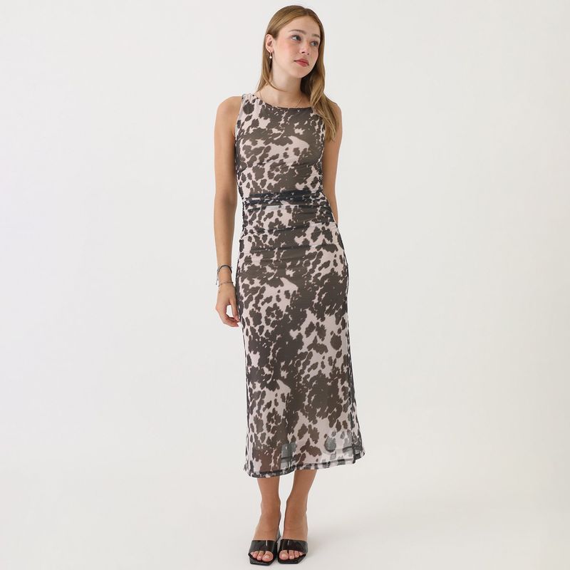 SYBILLA - Vestido Largo Casual Mujer Sybilla