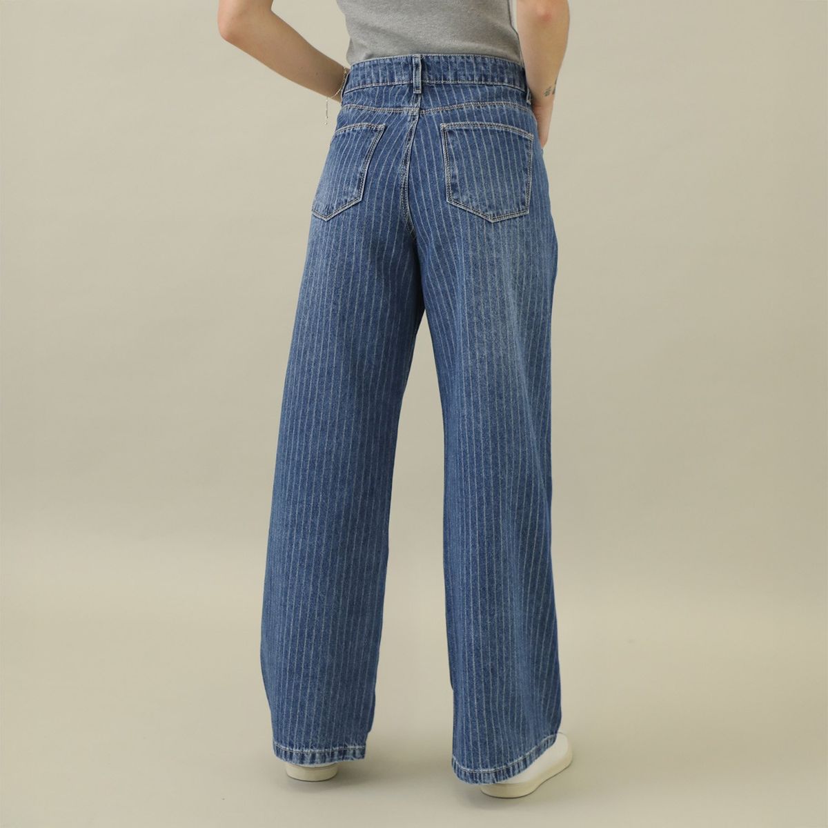 DENIMLAB - Jean Wide 100% Algodón Mujer Denimlab