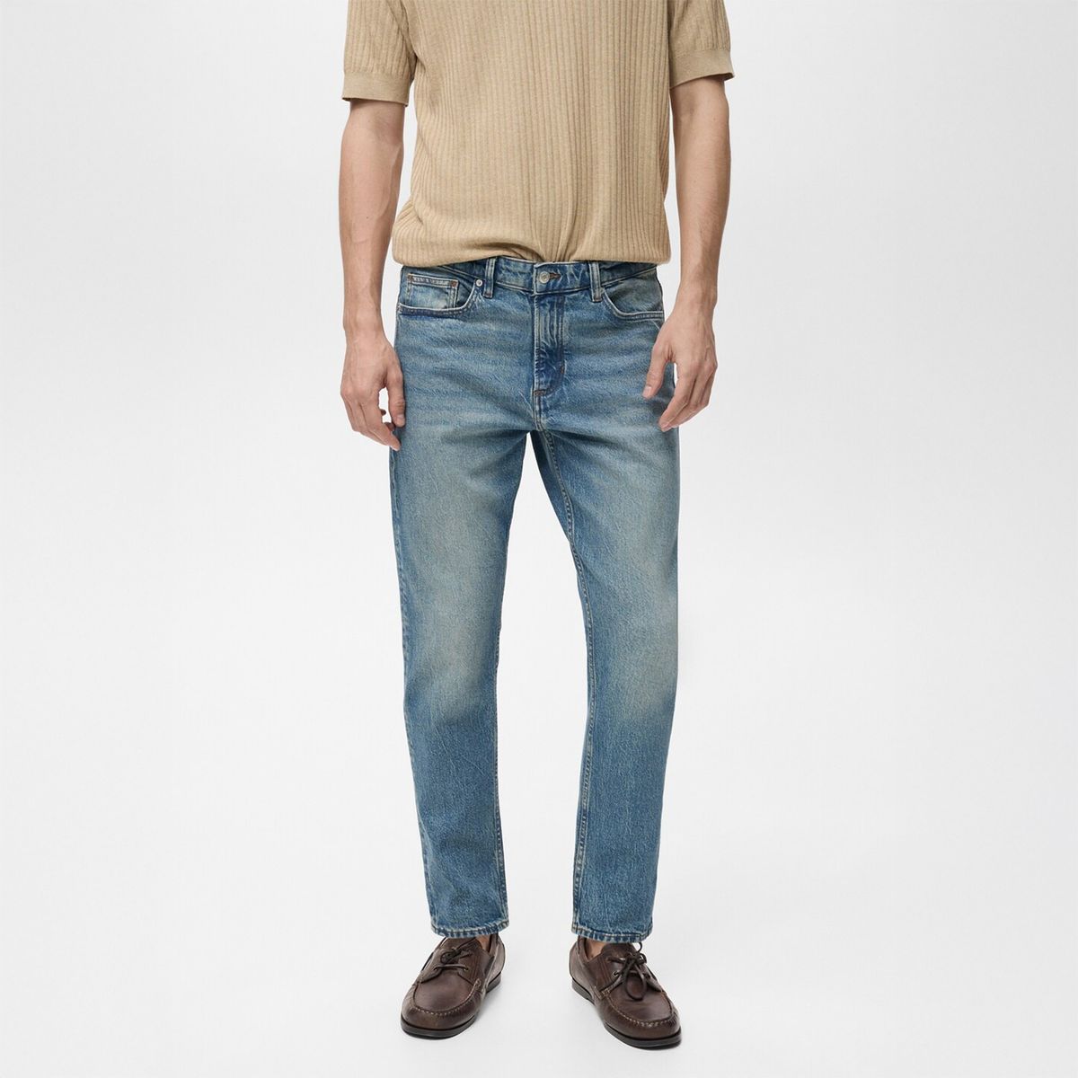 MANGO - Jean Ben Tapered Regular Fit Hombre Mango