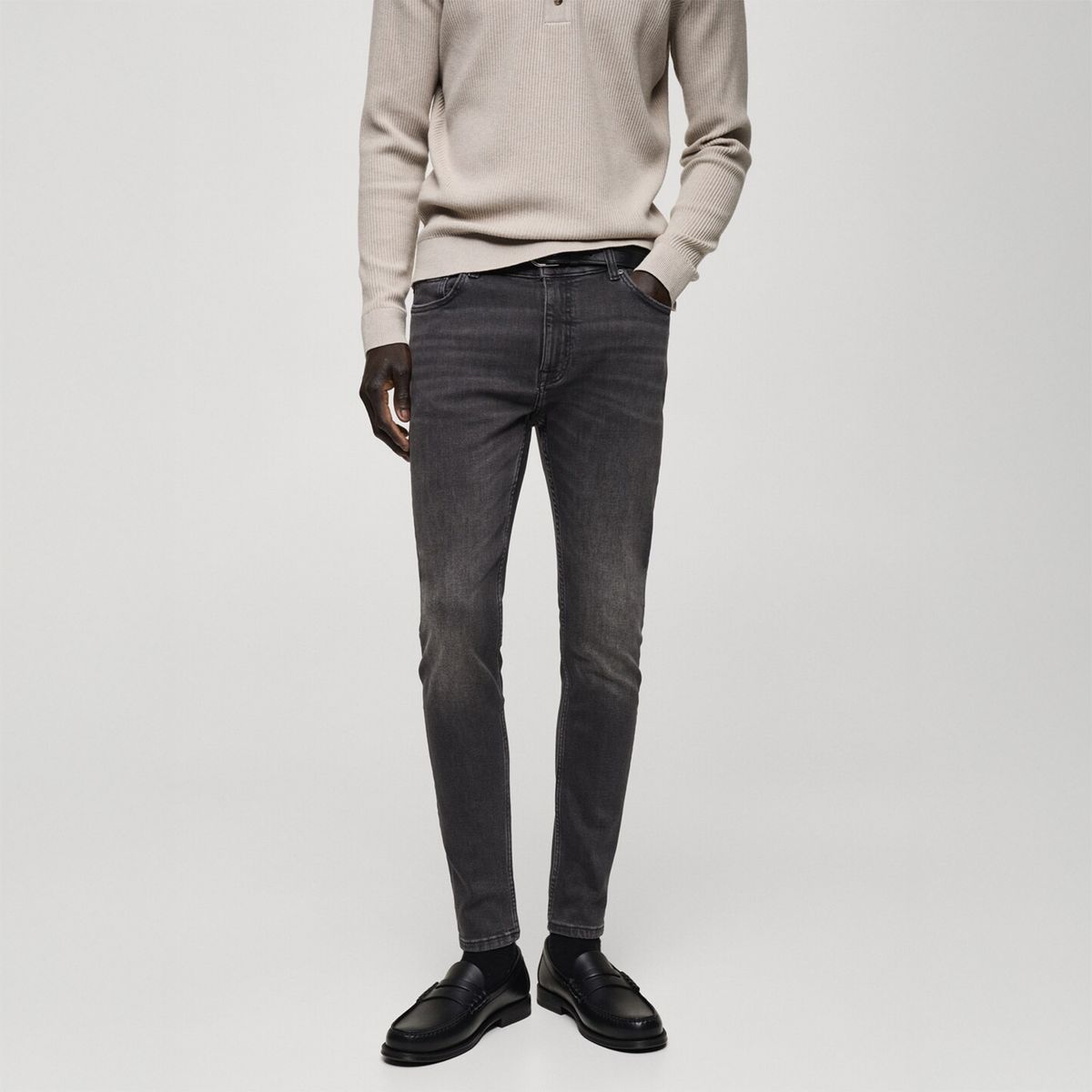 MANGO - Jean Jude Skinny Fit Algodón Hombre Mango 