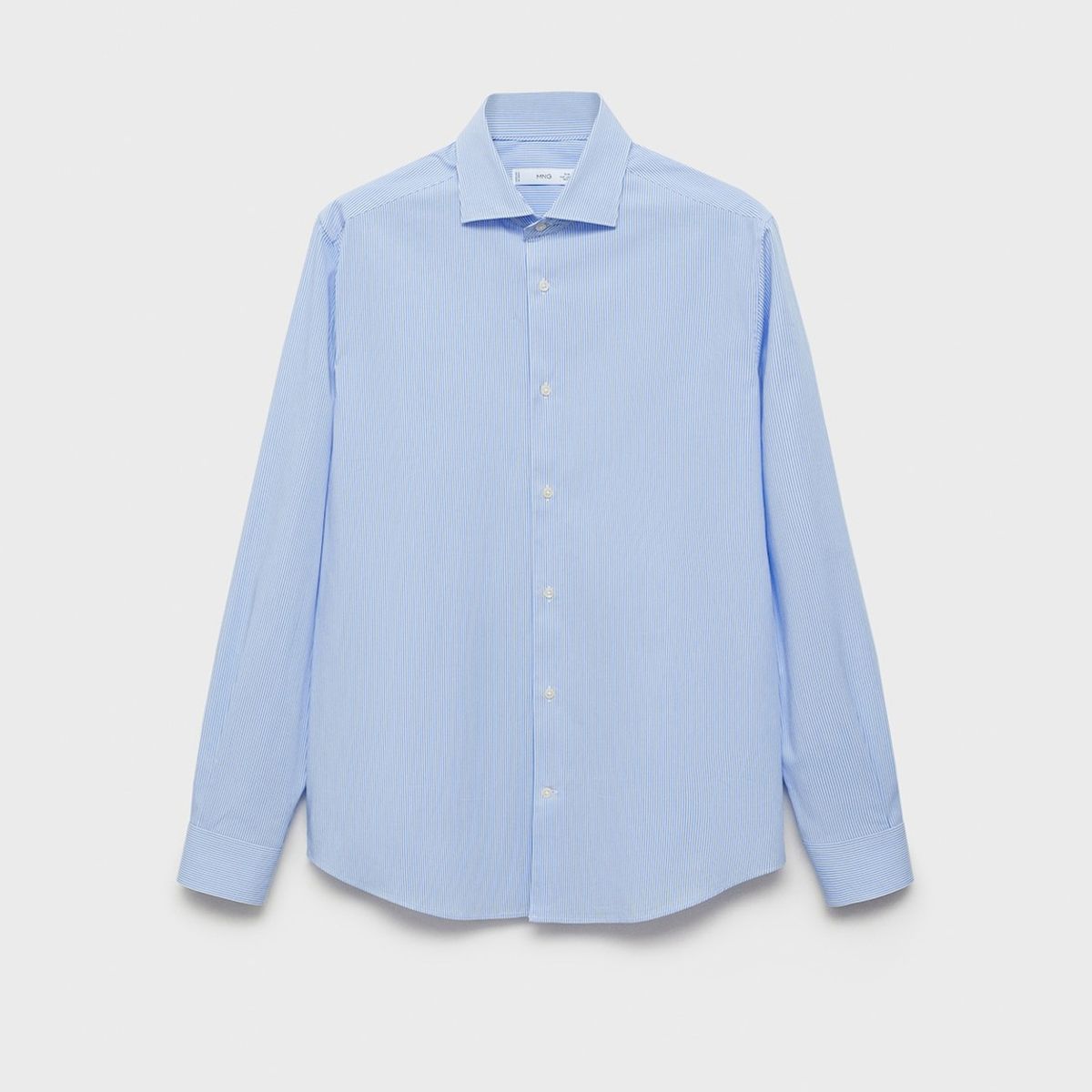 MANGO - Camisa Slim Fit Algodón Rayas