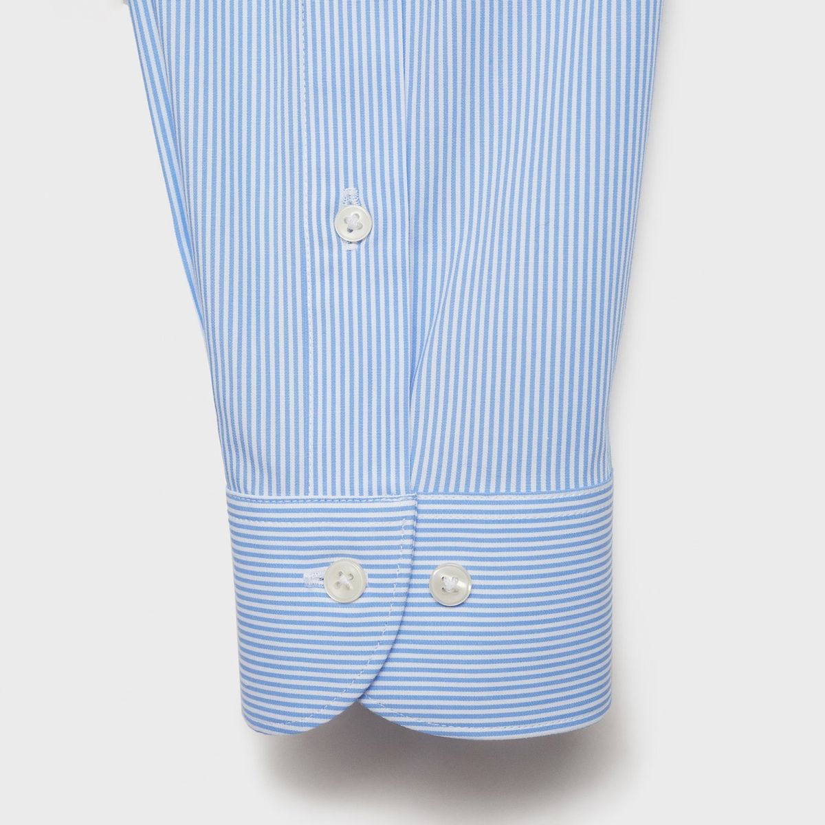 MANGO - Camisa Slim Fit Algodón Rayas