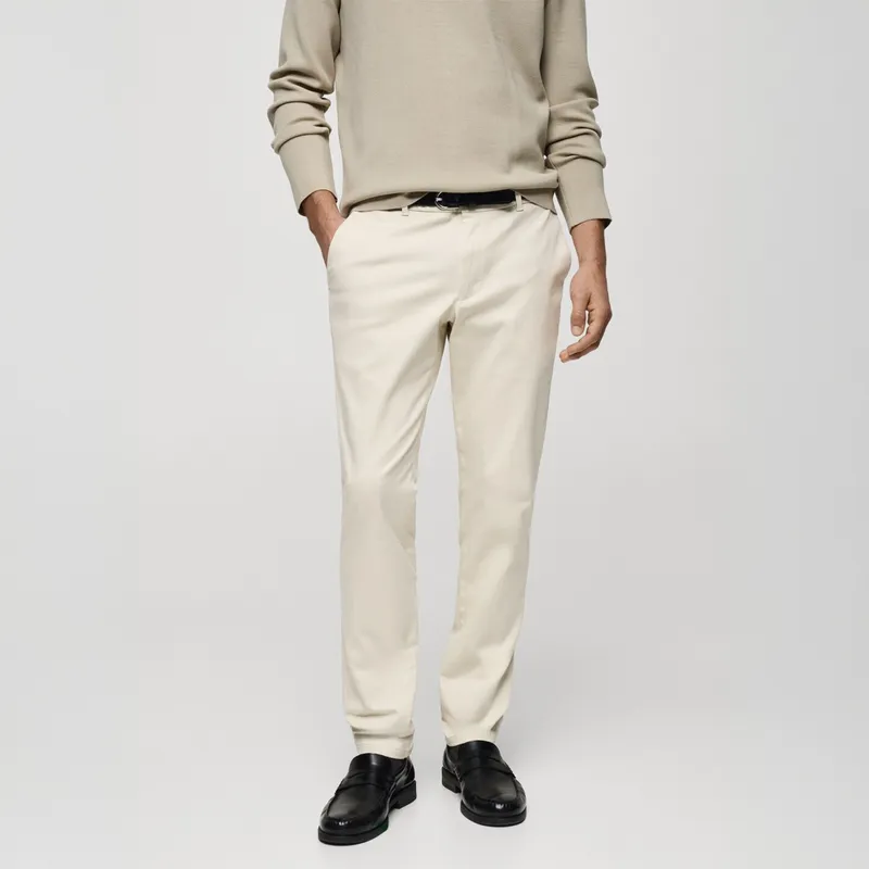 MANGO - Pantalón Algodón Hombre Mango Man