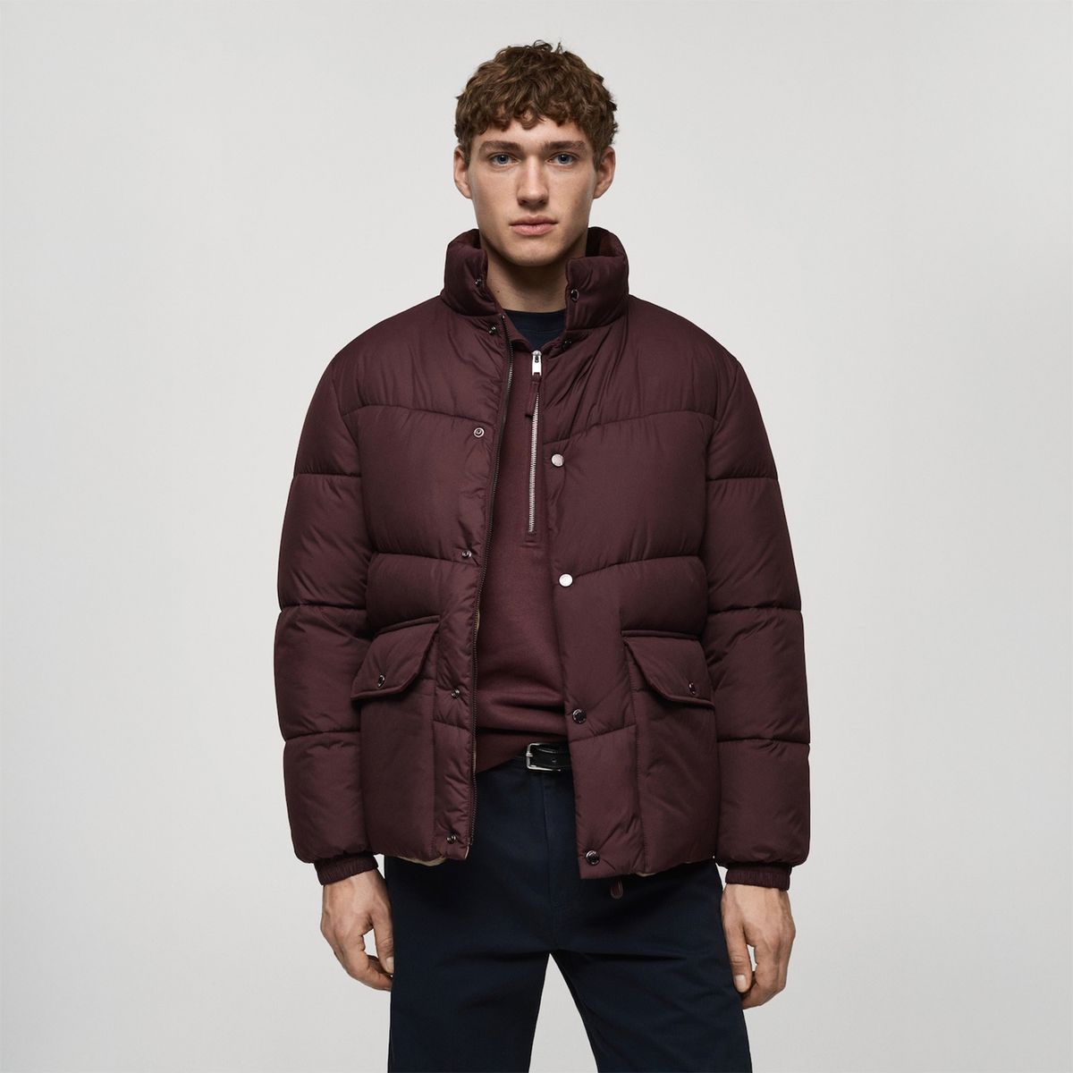 MANGO - Casaca Parka Hombre Mango