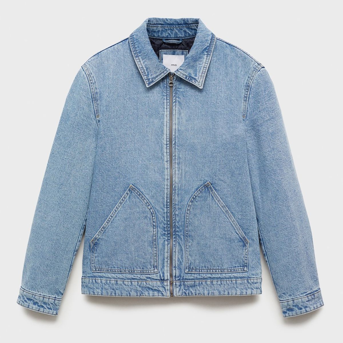 MANGO - Casaca Jean Hombre Mango