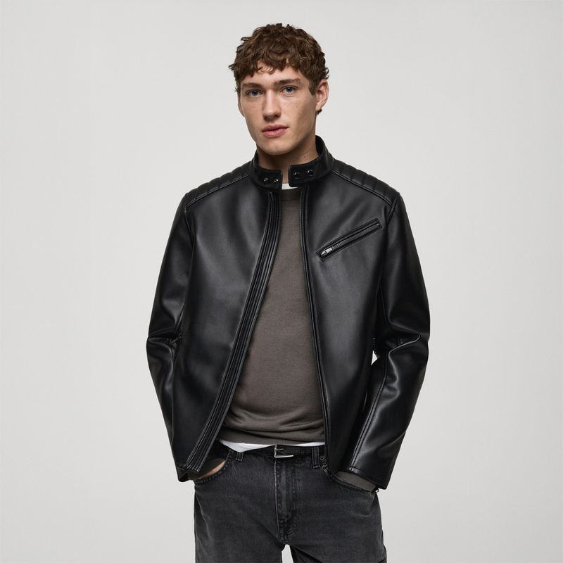 MANGO - Casaca Biker Hombre Mango 