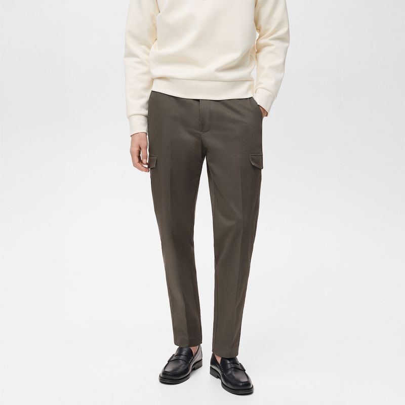 MANGO - Pantalón Algodón Hombre Mango Man