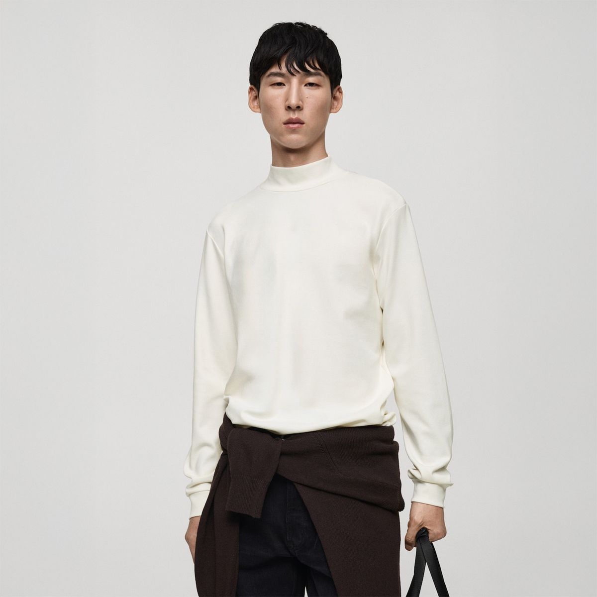 MANGO - Polo Manga Larga Hombre Mango