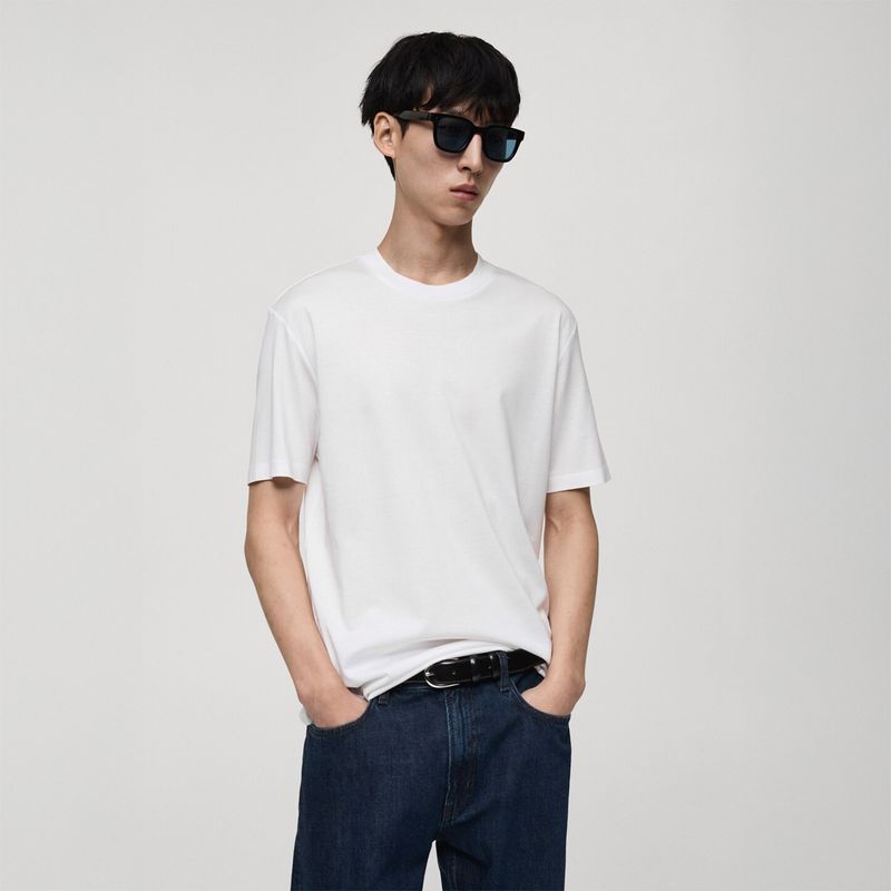 MANGO - Polo 100% Algodón Hombre Mango Man