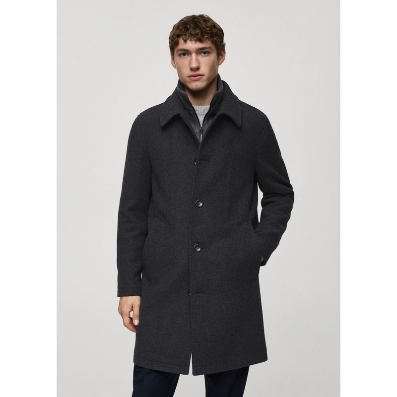 MANGO - Abrigo Hombre Hombre Man