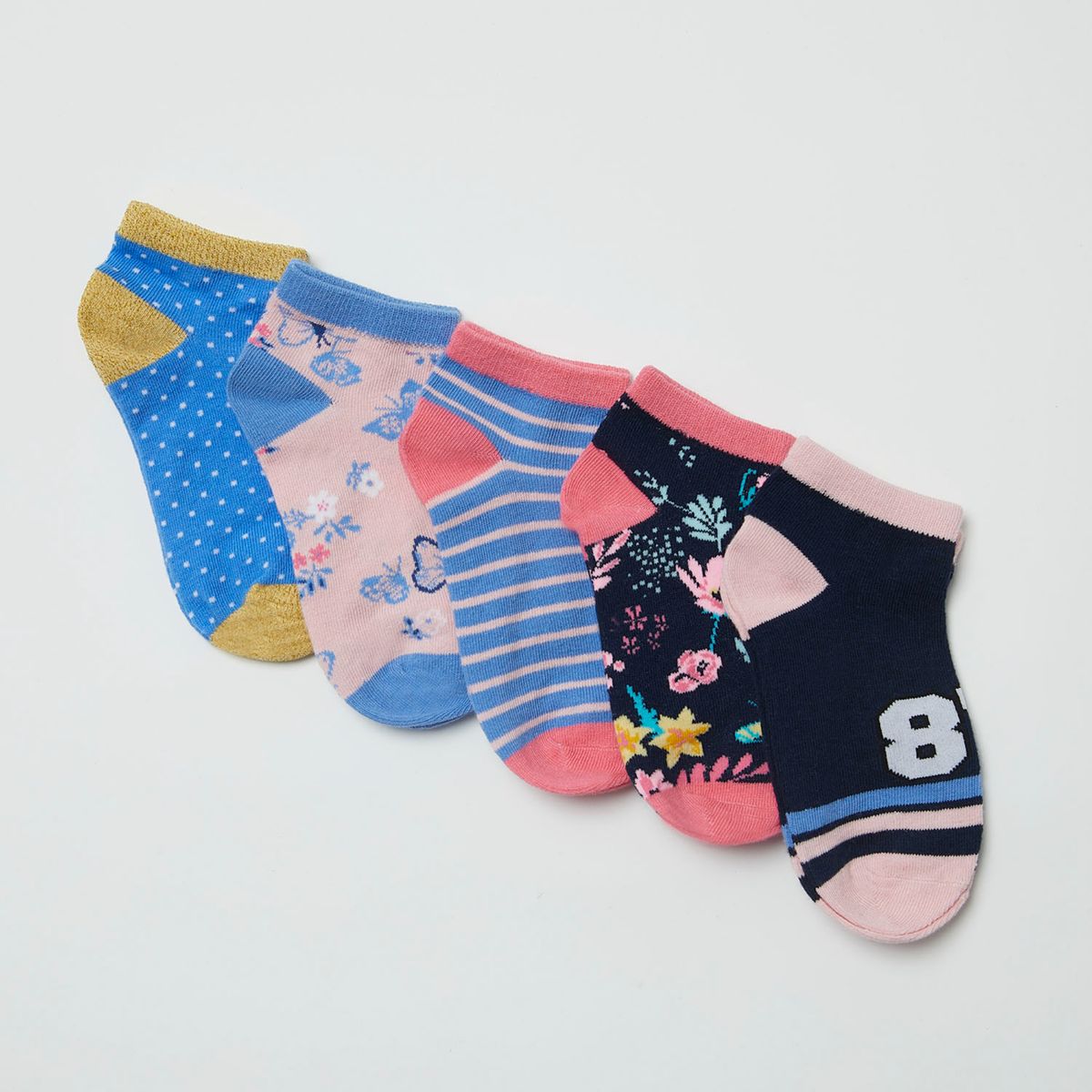 PALMERS - Medias Niña Pack X5 Algodón Palmers
