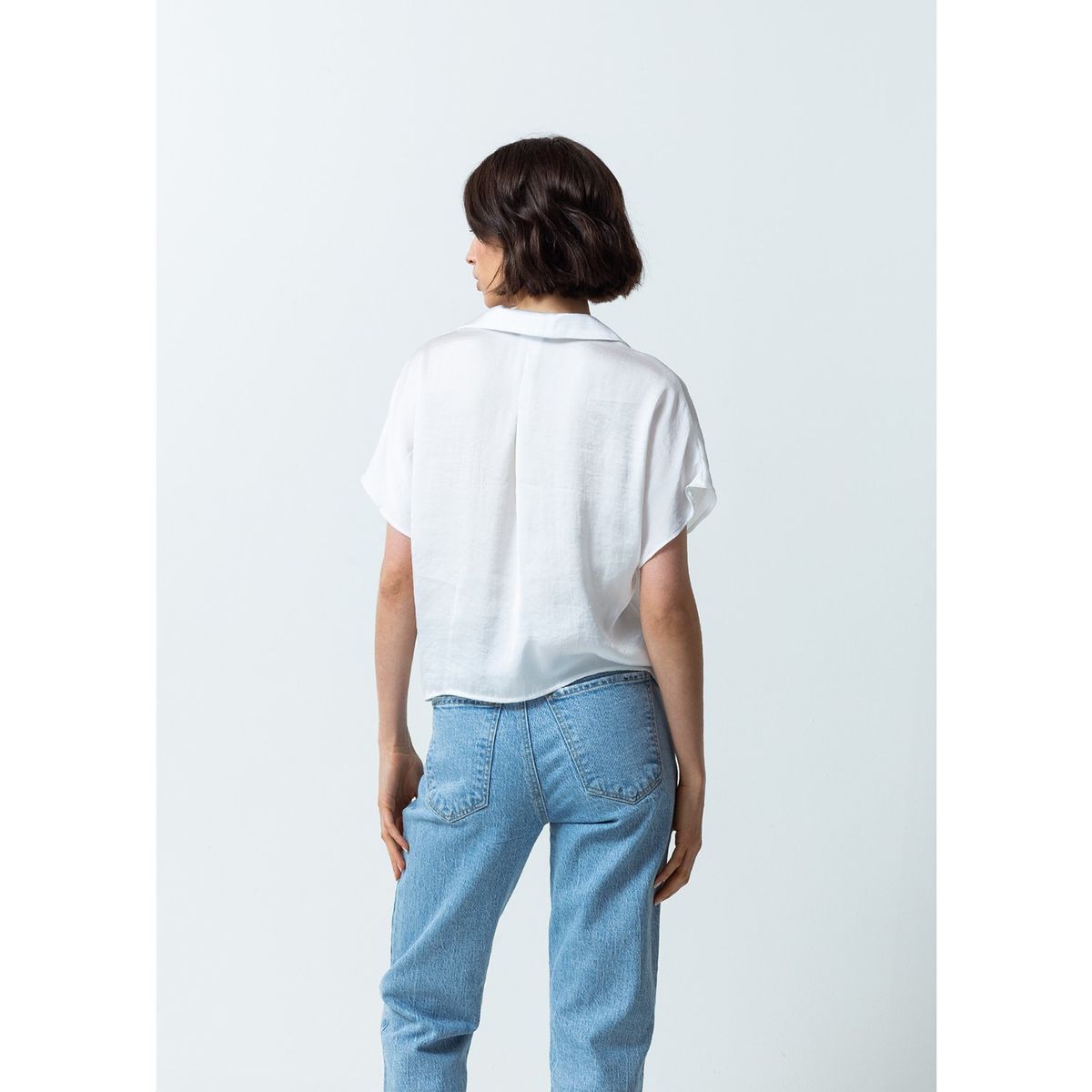 NAF NAF - Blusa Manga Corta Casual Mujer Naf Naf