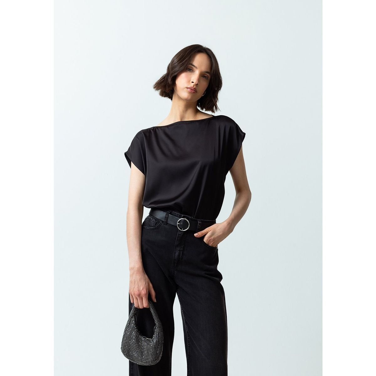 NAF NAF - Blusa Manga Corta Casual Mujer Naf Naf