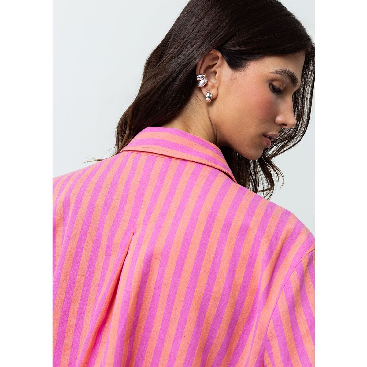 NAF NAF - Blusa Manga Corta Algodón Mujer Naf Naf