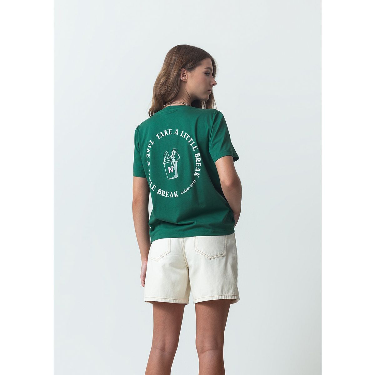 NAF NAF - Polo Manga Corta 100% Algodón Mujer Naf Naf