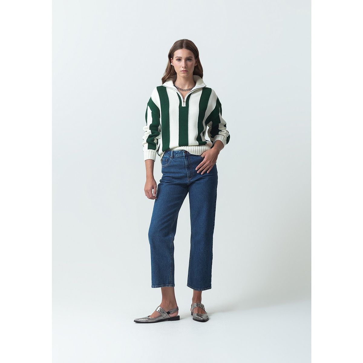 NAF NAF - Chompa Casual Algodón Mujer Naf Naf