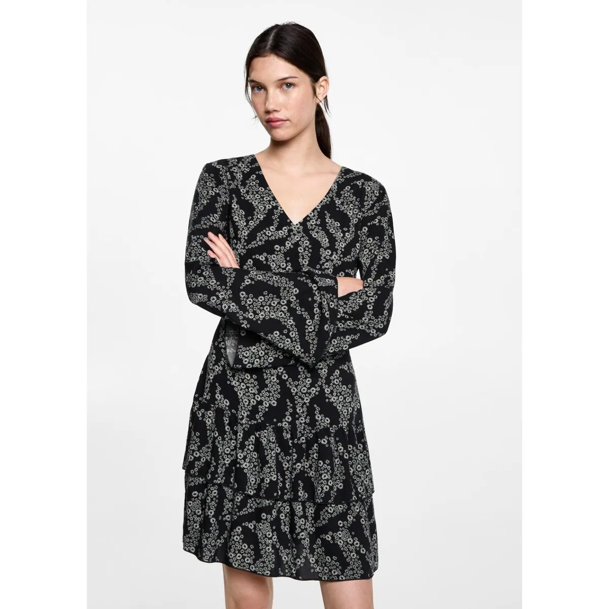 MANGO TEEN - Vestido Corto Casual Mujer Mango Teen