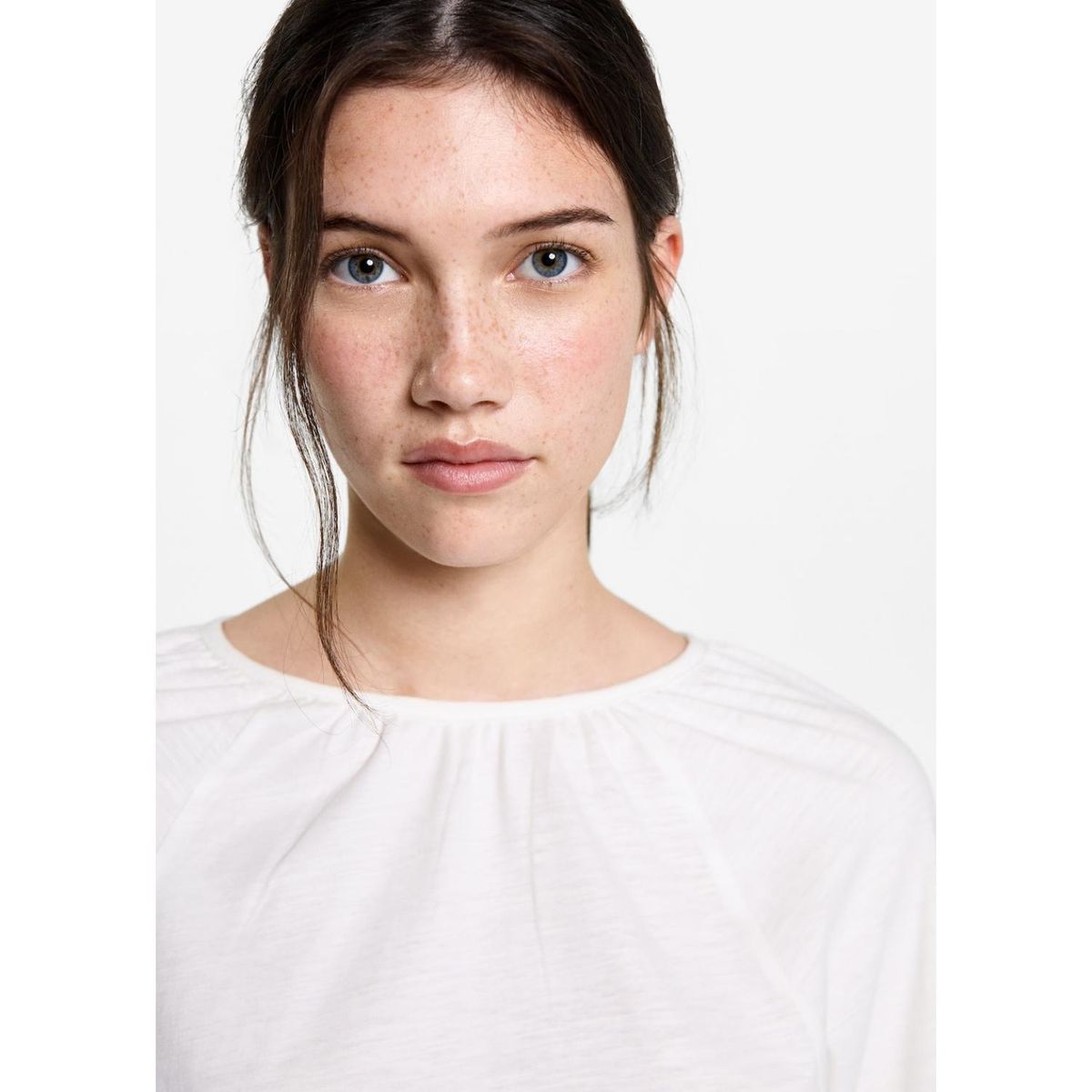 MANGO TEEN - Polo Manga Larga 100% Algodón Mujer Mango Teen