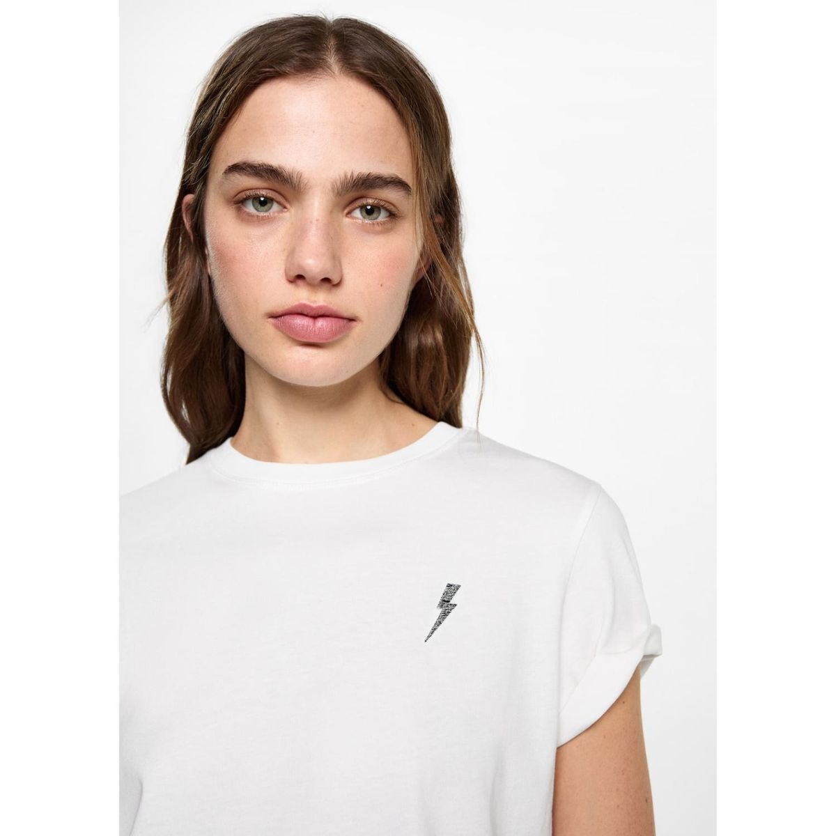 MANGO TEEN - Polo Manga Corta 100% Algodón Mujer Mango Teen