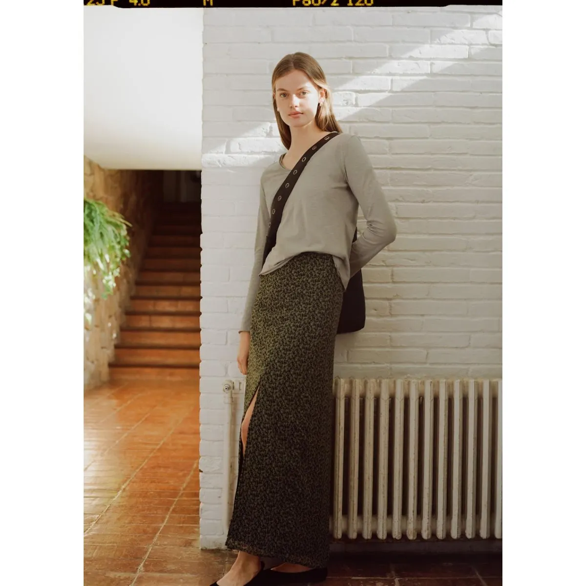 MANGO TEEN - Falda Larga Casual Mujer Mango Teen