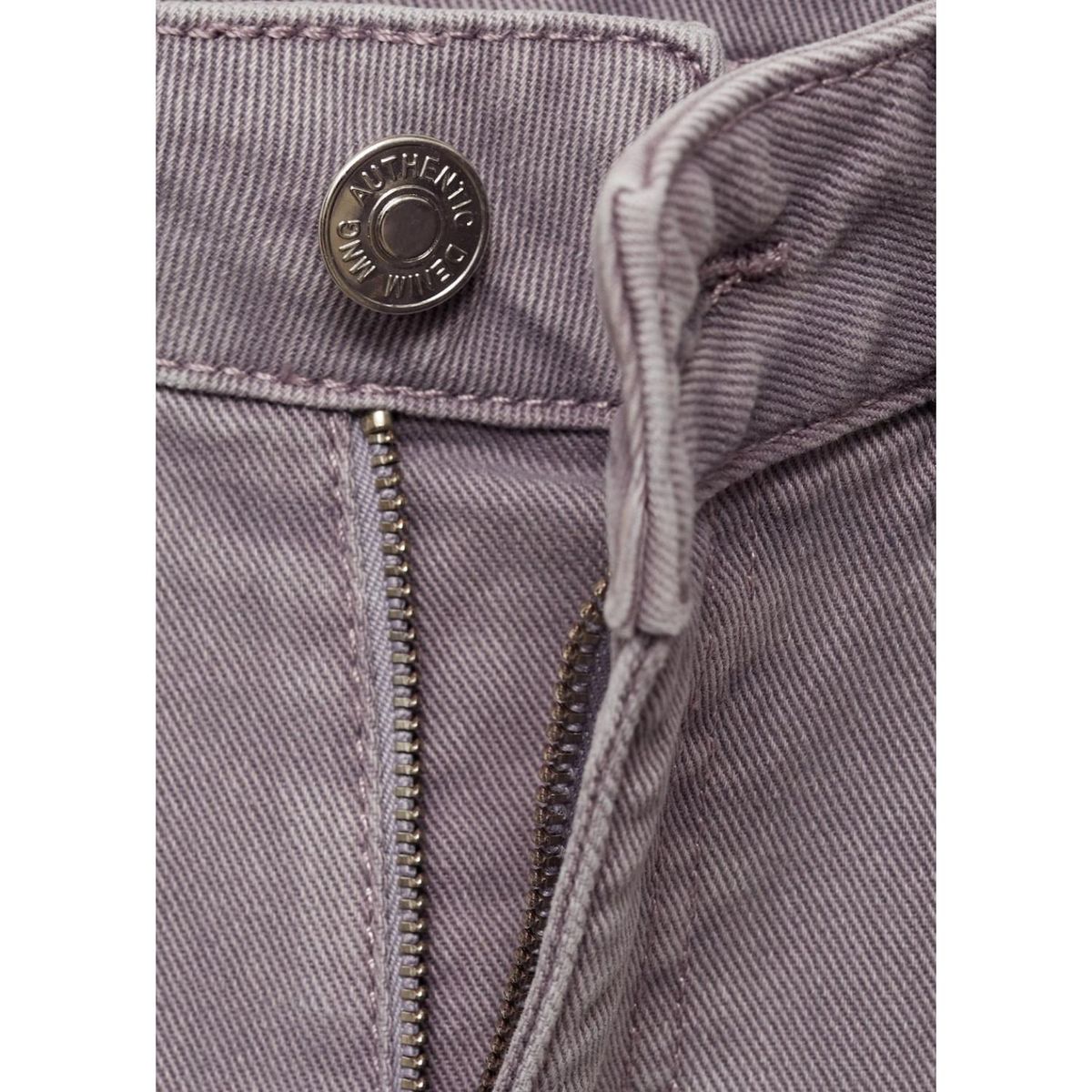 MANGO TEEN - Jean Straight Tiro Alto Mujer Mango Teen