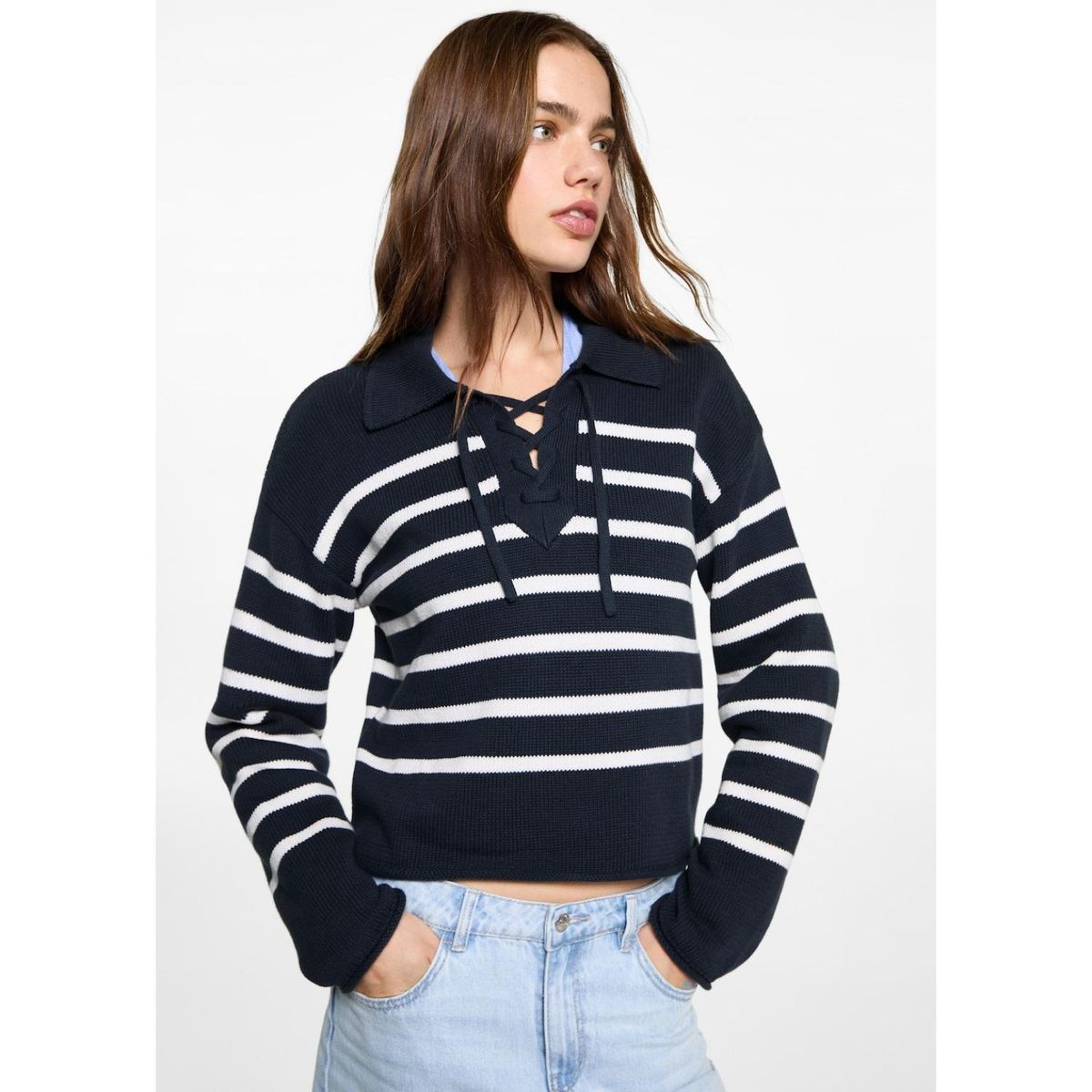 MANGO TEEN - Chompa 100% Algodón Mujer Mango Teen