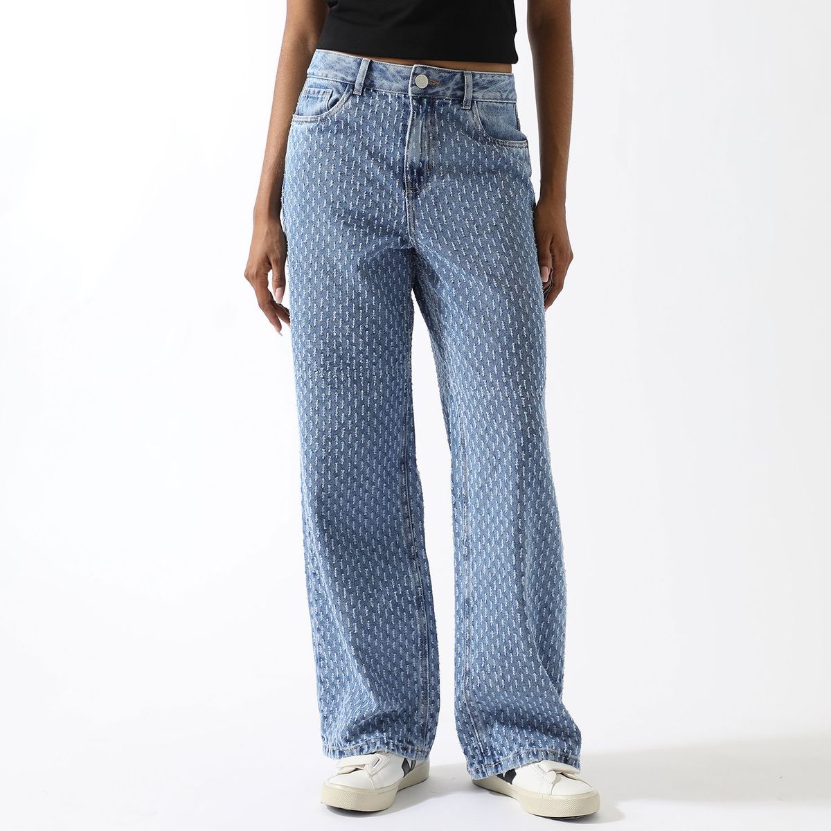 BASEMENT - Jean Recto Algodón Mujer Basement