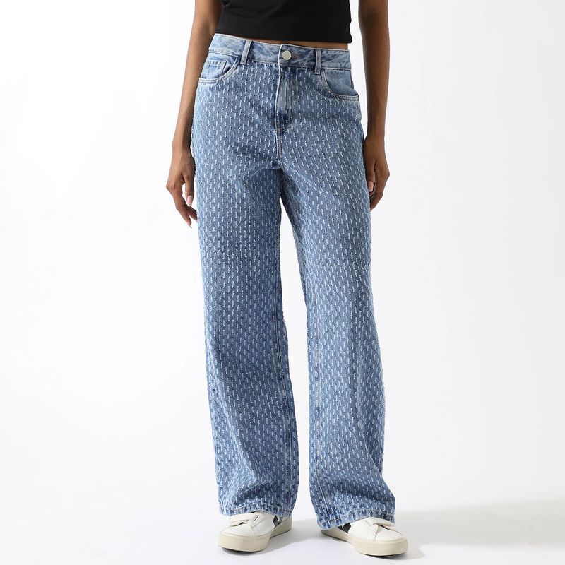 BASEMENT - Jean Recto Algodón Mujer Basement