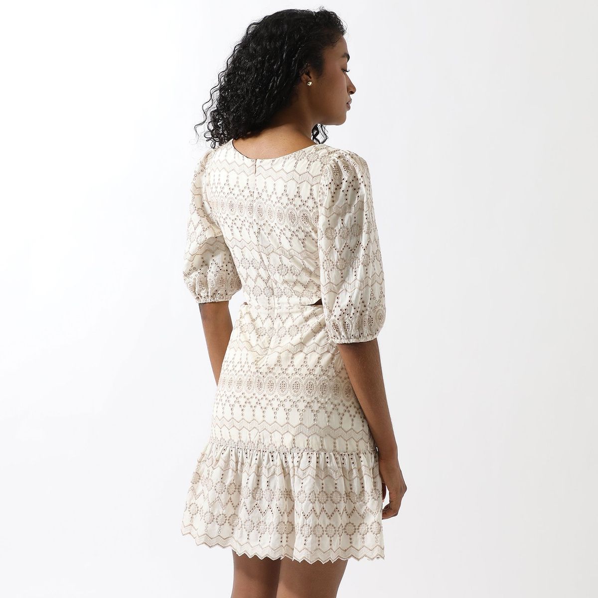 BASEMENT - Vestido Corto 100% Algodón Mujer Basement