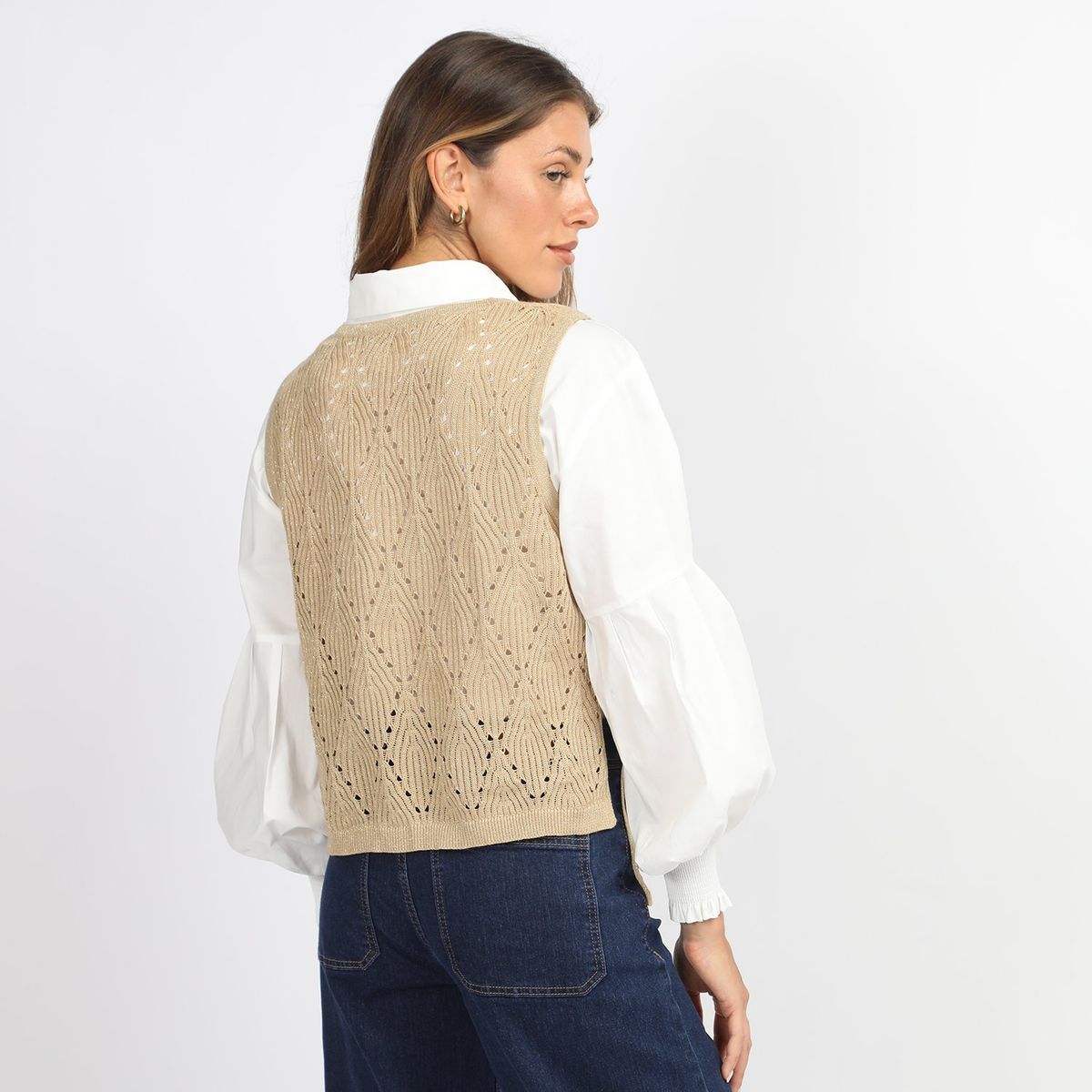 BASEMENT - Top Manga Larga Algodón Mujer Basement