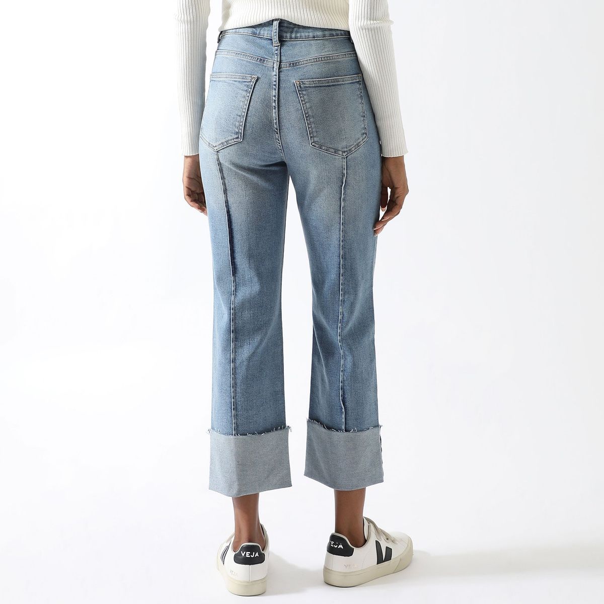 BASEMENT - Jean Straight Algodón Mujer Basement