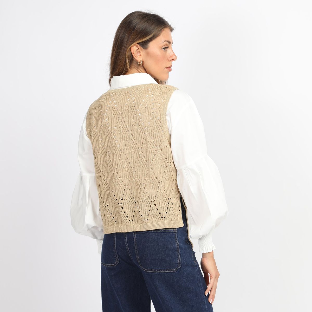 BASEMENT - Chaleco Casual Mujer Basement