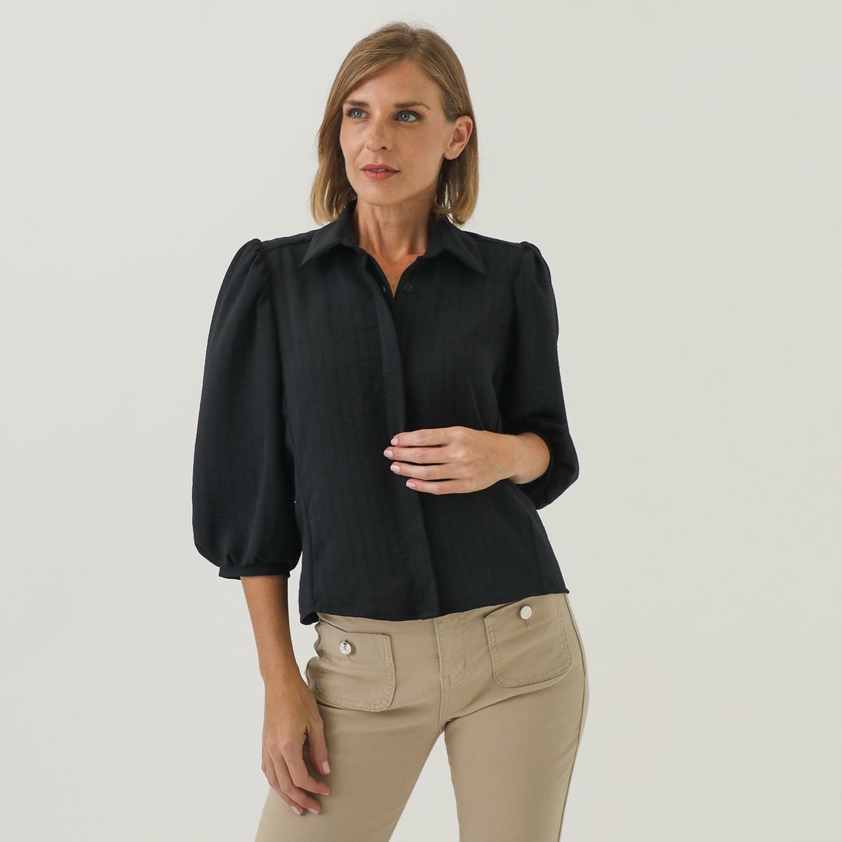 APOLOGY - Top Manga Larga Casual Mujer Apology